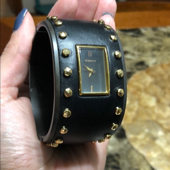 BCBG Girls brown and Gold bangle watch - Picture 2 of 7